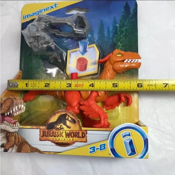 Imaginext Jurassic World Dominion PYRORAPTOR Dinosaur Figure 2021 Fisher Price - Picture 5 of 5